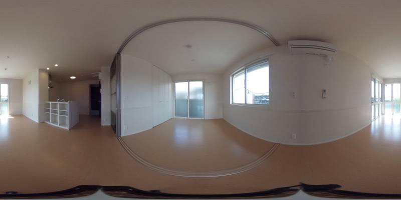 パノラマ画像リビング