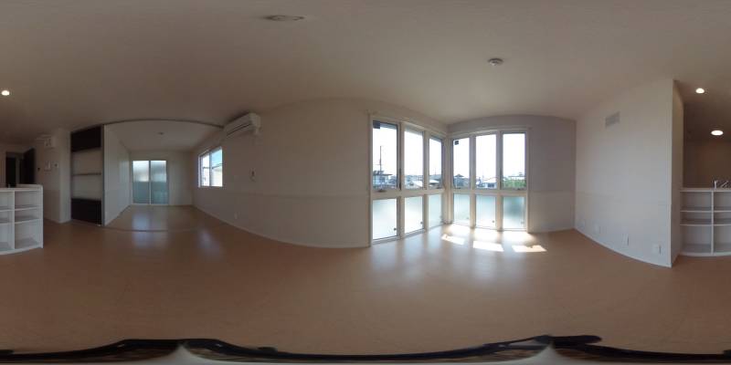 パノラマ画像リビング