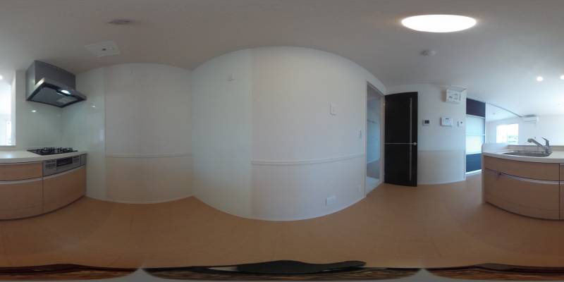 パノラマ画像キッチン