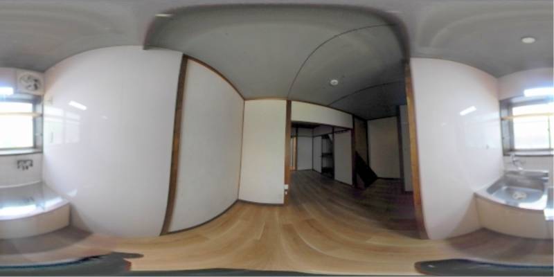 パノラマ画像キッチン