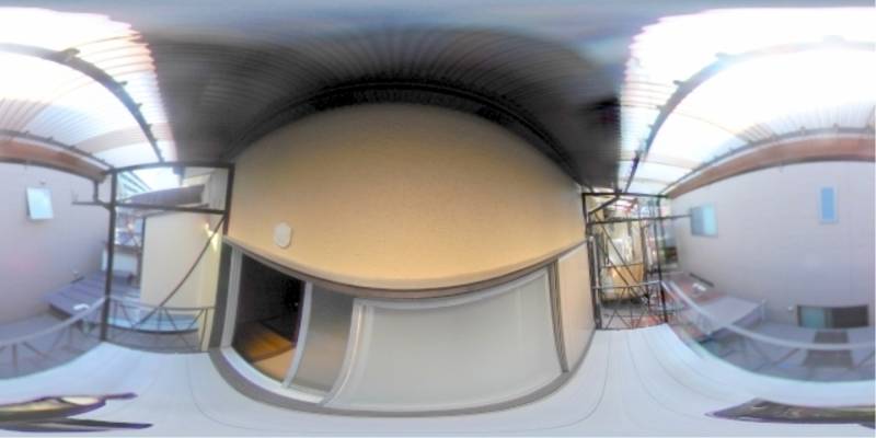 パノラマ画像バルコニー