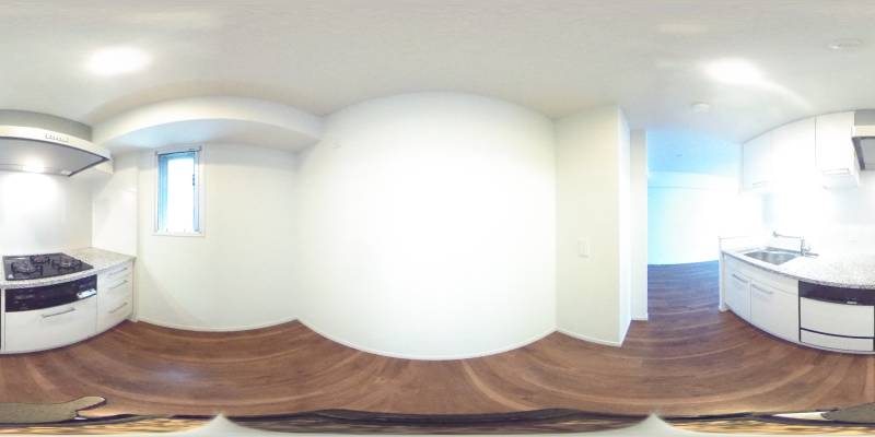 パノラマ画像キッチン