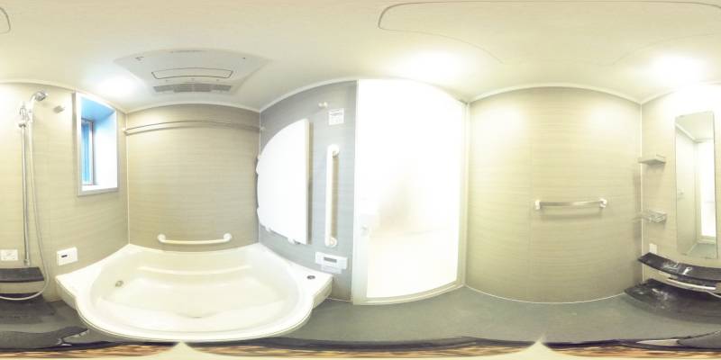 パノラマ画像バスルーム