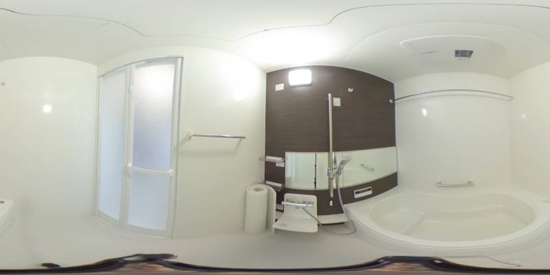 パノラマ画像バスルーム