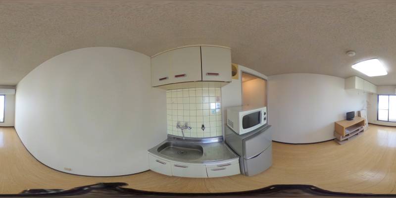 パノラマ画像キッチン