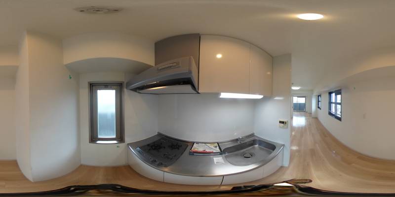 パノラマ画像キッチン