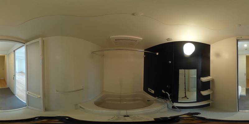 パノラマ画像バスルーム