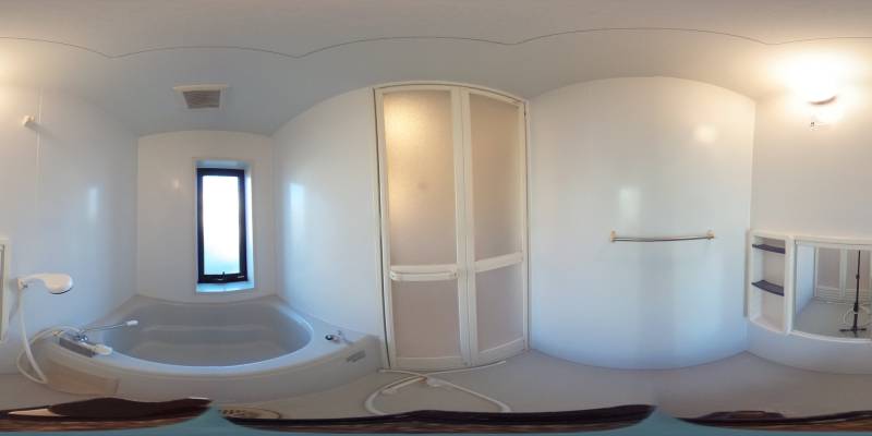 パノラマ画像バスルーム