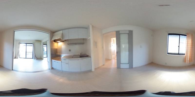 パノラマ画像キッチン