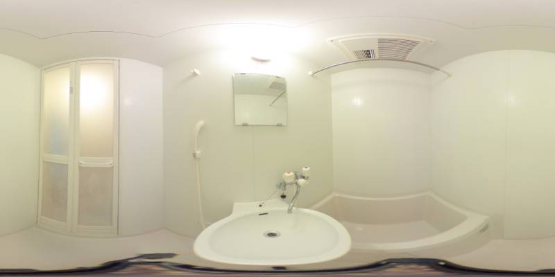 パノラマ画像バスルーム