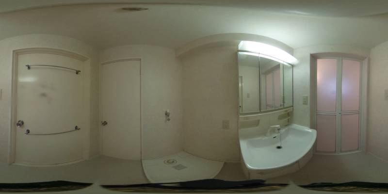 パノラマ画像洗面所