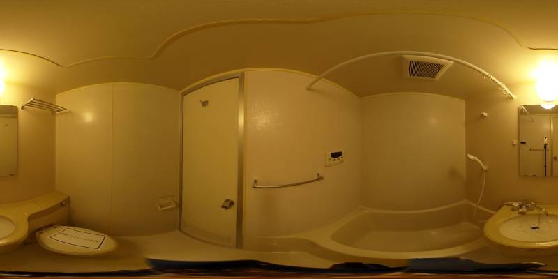 パノラマ画像バスルーム