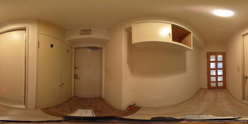 パノラマ画像玄関