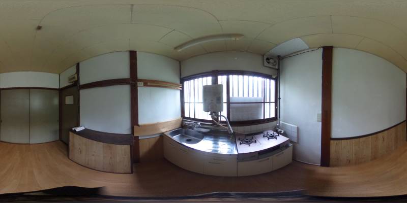 パノラマ画像キッチン