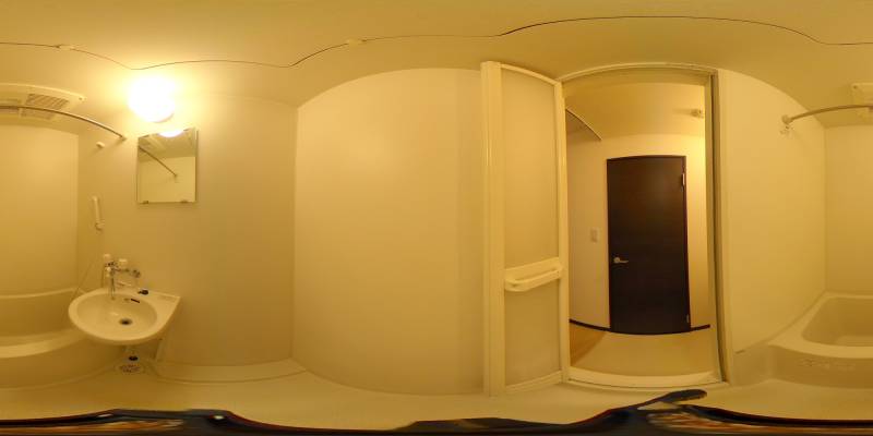 パノラマ画像バスルーム