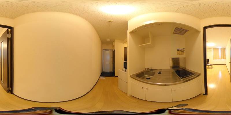 パノラマ画像キッチン