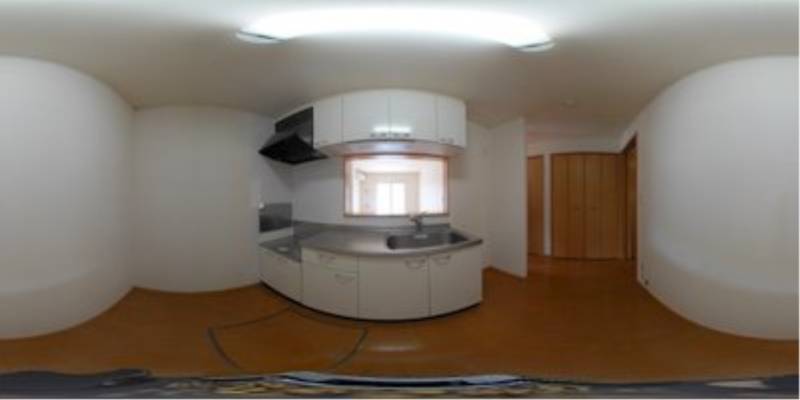 パノラマ画像キッチン