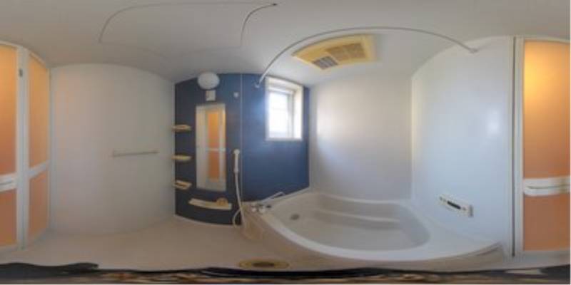 パノラマ画像バスルーム