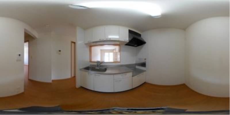 パノラマ画像キッチン