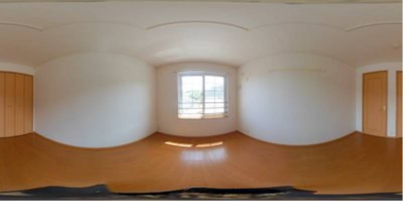 パノラマ画像洋室