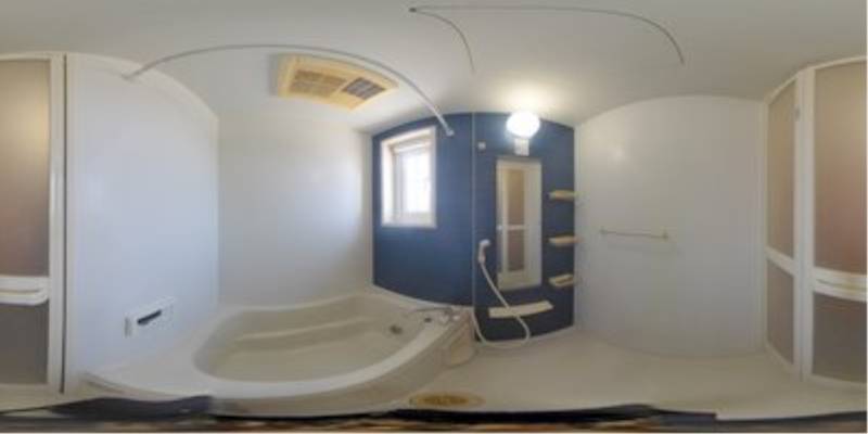 パノラマ画像バスルーム