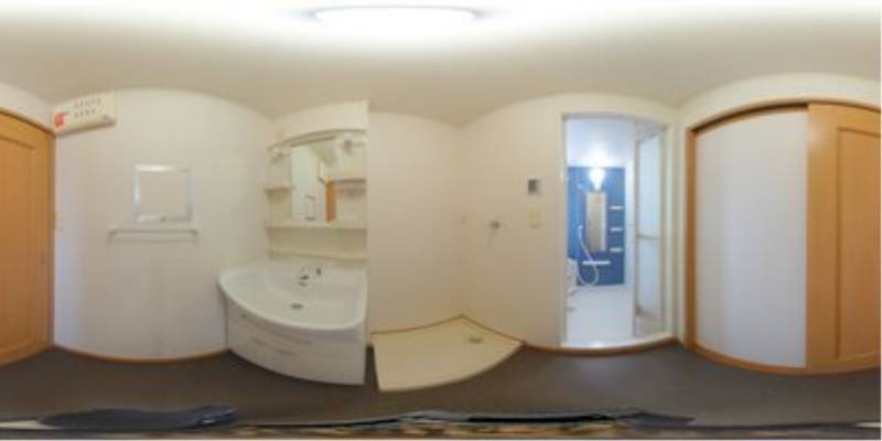 パノラマ画像洗面所