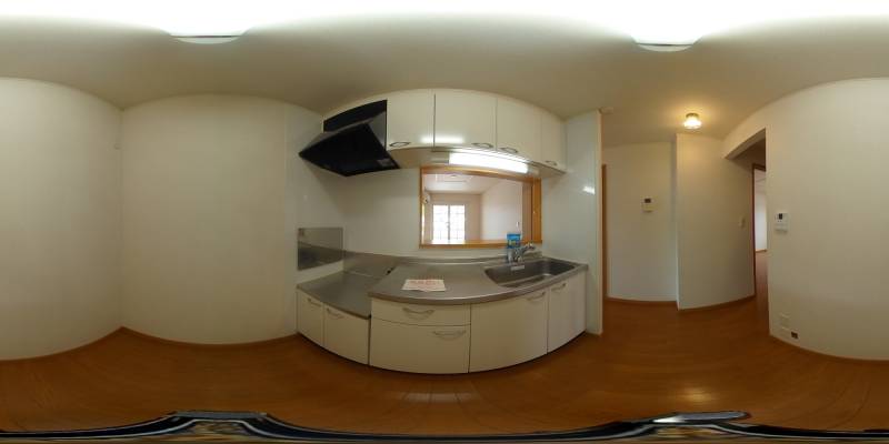 パノラマ画像キッチン