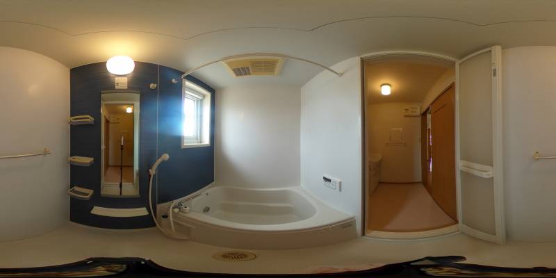 パノラマ画像バスルーム