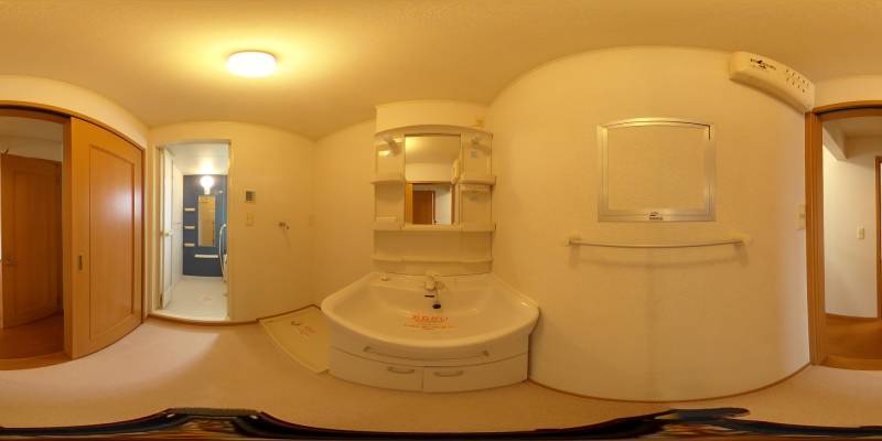 パノラマ画像洗面所