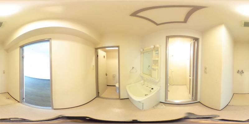 パノラマ画像洗面所