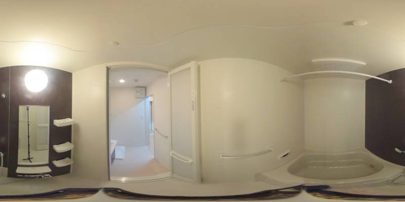 パノラマ画像バスルーム