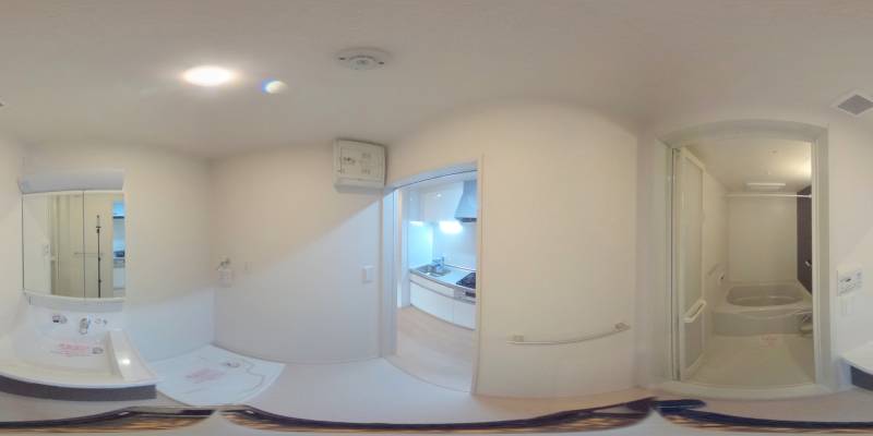 パノラマ画像洗面所