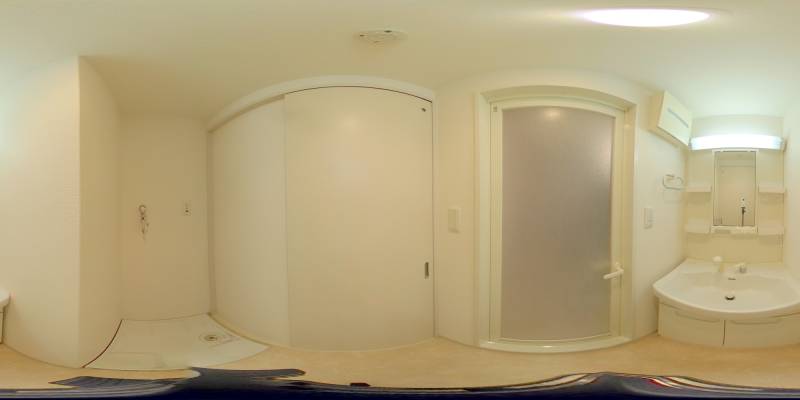 パノラマ画像洗面所