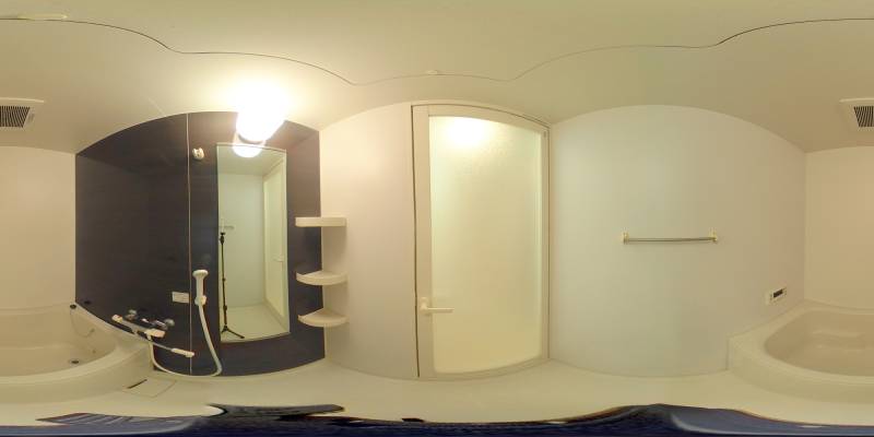 パノラマ画像バスルーム