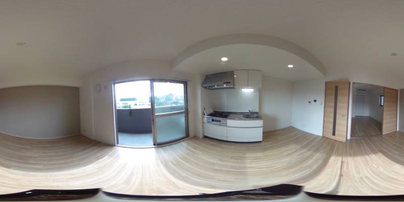 パノラマ画像洋室