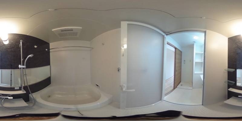 パノラマ画像バスルーム