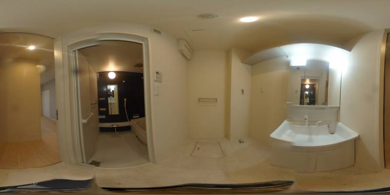 パノラマ画像洗面所