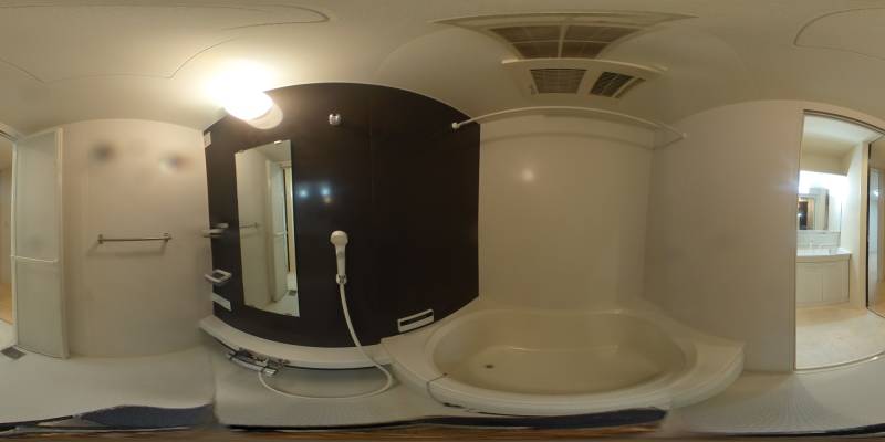 パノラマ画像バスルーム