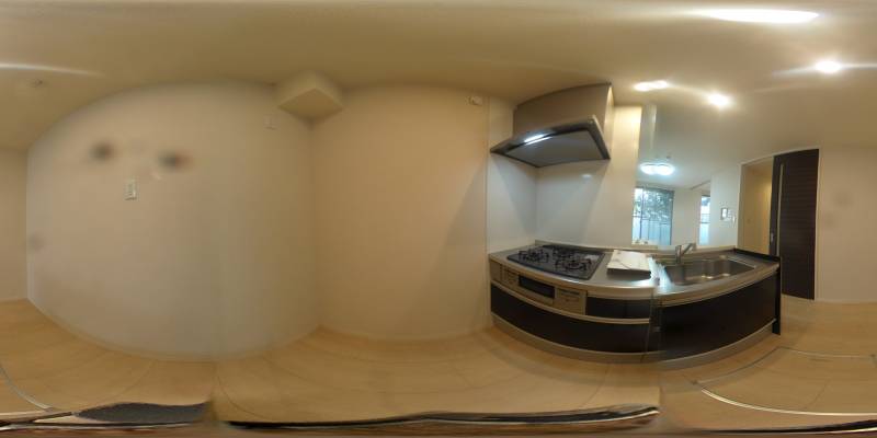 パノラマ画像キッチン