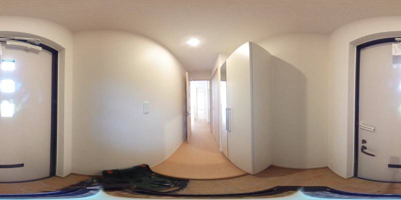 パノラマ画像玄関