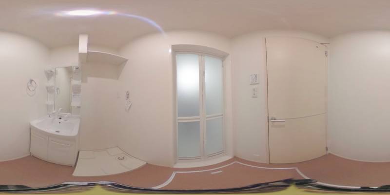 パノラマ画像洗面所