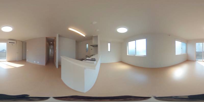 パノラマ画像リビング