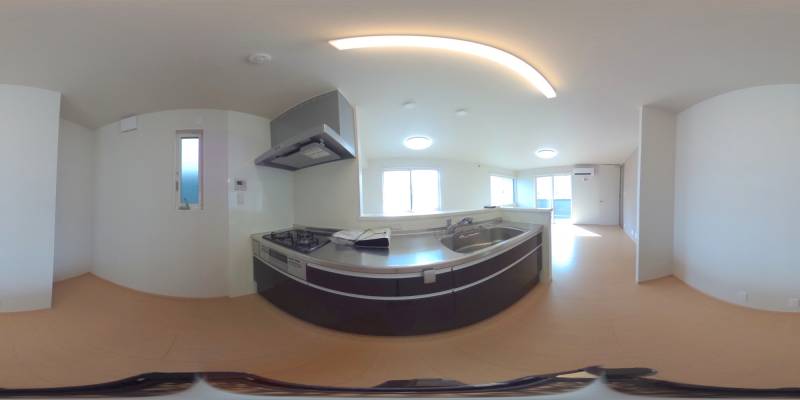 パノラマ画像キッチン