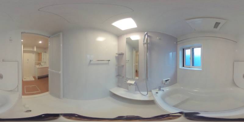 パノラマ画像バスルーム