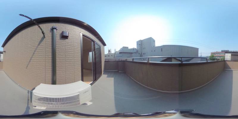 パノラマ画像バルコニー