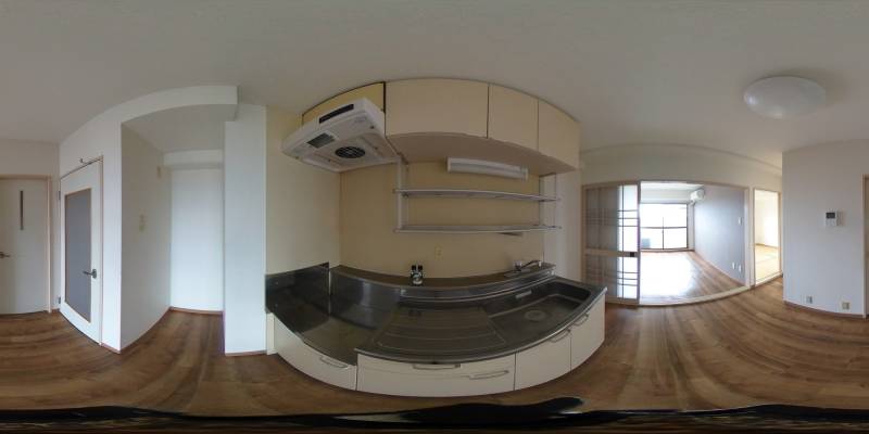 パノラマ画像キッチン