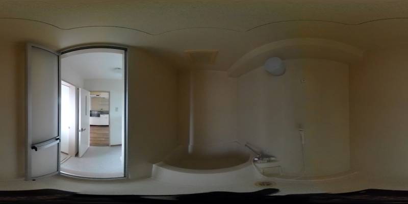 パノラマ画像バスルーム