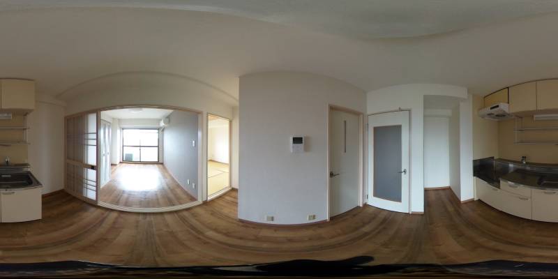 パノラマ画像キッチン