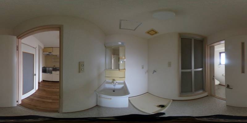パノラマ画像洗面所