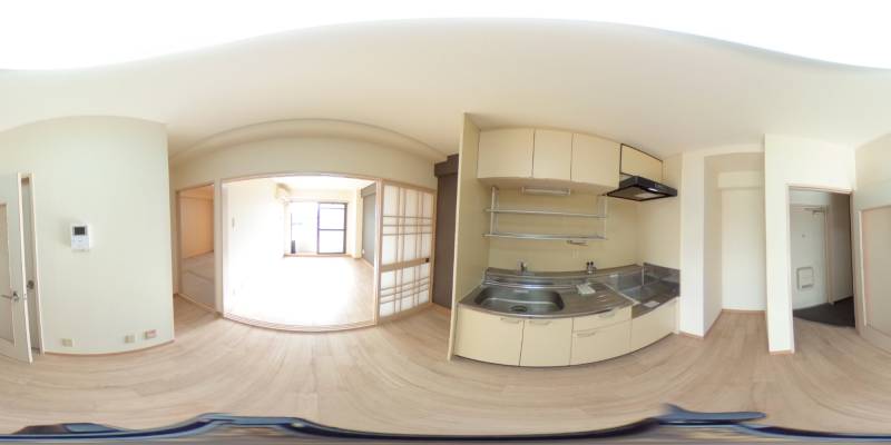 パノラマ画像キッチン